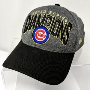 New Era MLB Chicago Cubs Baseball Hat Men Gray 39Thirty Fitted Cap sports